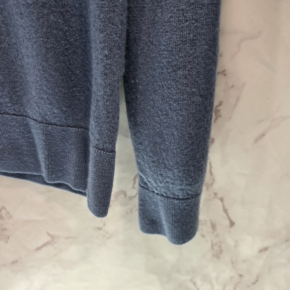 Artefact Sweater Womens Small Blue Merino Wool Half Zip Pullover Bering Sea - Picture 4 of 11